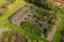 Peak Roof Steel Fruit Cage