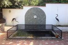 Raised Steel Pond Cover