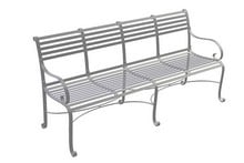 Southwold Garden Bench 4 Seater (with back)