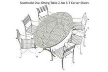 Southwold Oval Dining Table Sets 2.4m