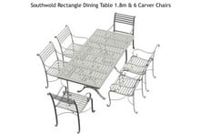 Southwold Rectangle Dining Table Sets 1.8m