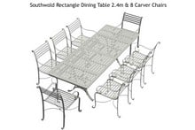Southwold Rectangle Dining Table Sets 2.4m