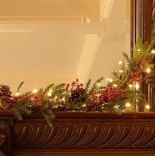 Alpina Pine Garland by Floral Silk