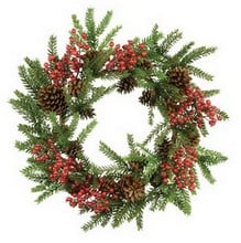 Alpina Pine Luxury Wreath by Floral Silk
