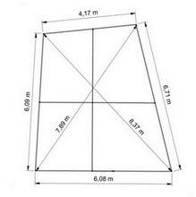 Angled Aluminium Fruit Cage - Bespoke Design