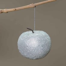 Apple & Pear Silver Tree Decorations by Sia