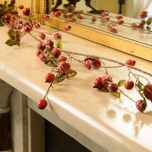 Berries & Ice Christmas Garland by Sia