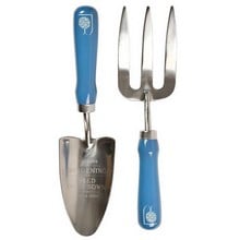 British Meadow Trowel & Fork Set