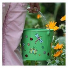 Children's Green Patterned Bucket