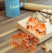Christmas Copper Plated Cookie Cutters