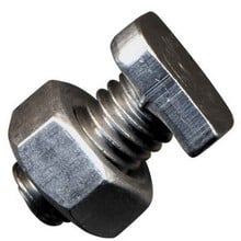 Cropped Head Bolts & Nuts M6X11MM