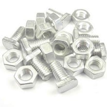 Cropped Head Bolts & Nuts M6X11MM