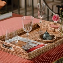 Daphne Optic Crystal Red Wine Glasses - Set of 6