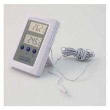 Dual Display Indoor/Outdoor Thermometer with Alarm