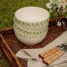 Elouise Cereal Bowl - Green Elouise Cereal Bowl - Green