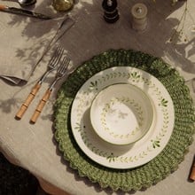 Elouise Dinner Plate - Green