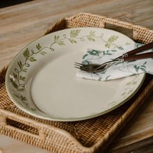 Elouise Serving Platter - Green