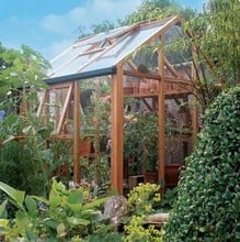 Essential 6ft x 6ft Cedar Greenhouse by Gabriel Ash