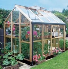 Essential 6ft x 8ft Cedar Greenhouse by Gabriel Ash