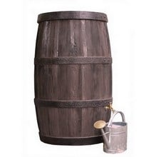 Extra Large 500 Litre Brown Oak Effect Water Butt