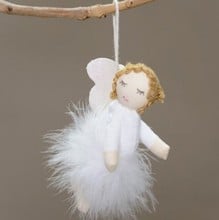 Felt Flying Angels Tree Decorations - Set of 2 - by Sia