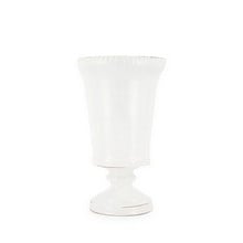 Flora Ceramic Urn Vase - White