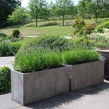 Fresco Large Rectangle Garden Planters (Set of 2)