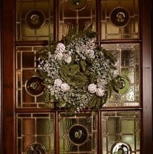 Frosted Eucalyptus Wreath by Gisela Graham