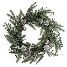 Frosted Eucalyptus Wreath by Gisela Graham