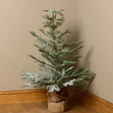 Frosted Feather Pine Christmas Tree by Floral Silk