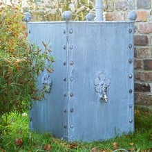 Galvanised Steel Water Butt 185 litres