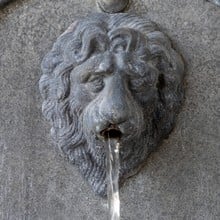 Galvanised Steel Water Feature