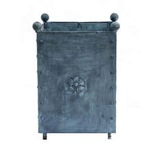 Galvanised Traditional Square Steel Planters