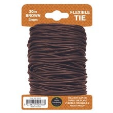 Garland 30m Flexible Tie 3mm (Brown)