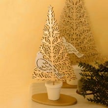 Gold Christmas Trees by Gisela Graham