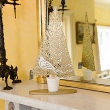 Gold Christmas Trees by Gisela Graham