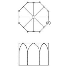 Gothic Gazebo Focal Point-Bespoke Design