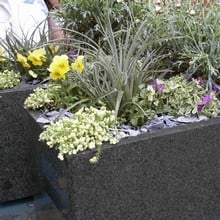 Granite Window Box Planters (Set of 2)