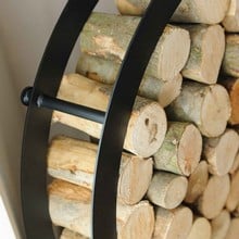 Harrod Circular Steel Log Holder (Wall Mounted)