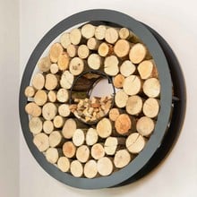 Harrod Circular Steel Log Holder (Wall Mounted)