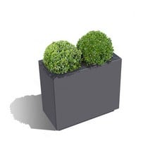 Harrod Rectangle Metal Planters - Anthracite Grey