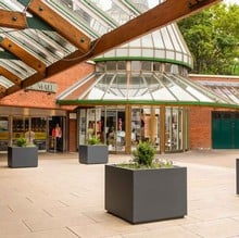 Harrod Square Metal Planters - Anthracite Grey