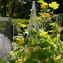 Harrod Steel Pyramid Obelisks - Silk Grey