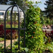 Harrod Steel Round Obelisks - Matt Black