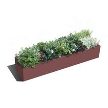 Harrod Trough Metal Planters - Corten Effect