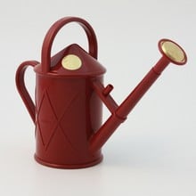Haws 1 litre Plastic Indoor Watering Can Red Haws 1 litre Plastic Indoor Watering Can Red
