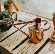 Haws Copper Indoor and Seedling Watering Can Haws Copper Indoor and Seedling Watering Can