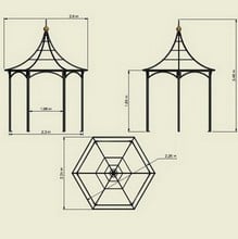 Hexagonal Gazebo