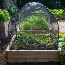 Hoops & Butterfly Net Covers for Wooden Raised Beds