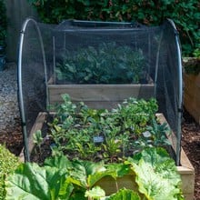 Hoops & Butterfly Net Covers for Wooden Raised Beds